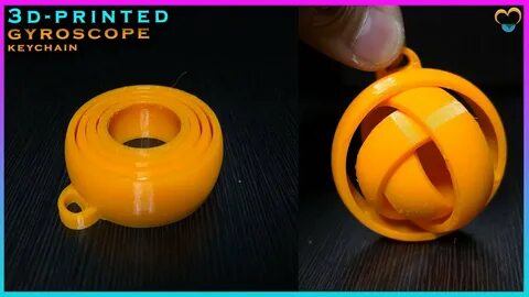 Gyroscope keychain 3D Printed #3dprinting #shorts - YouTube