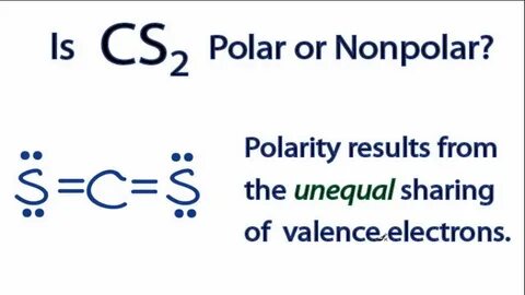 Is CS2 polar or nonpolar? - YouTube