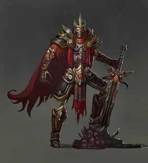skeleton warrior, concept art, Knight's Fable Undead warrior