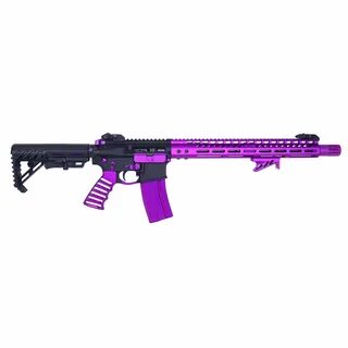 AR-15 Full Rifle Parts Kit in Anodized Purple Veriforce Tact
