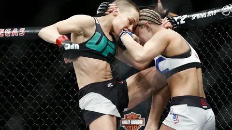 Rose Namajunas vs. Paige VanZant full fight video highlights