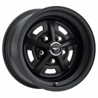 64 - 73 Mustang 17x7 Magnum 500 Alloy Wheel- Stealth Black