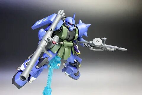 GUNDAM GUY: HGUC 1/144 MS-06R-1A ZAKU Ⅱ - Custom Build