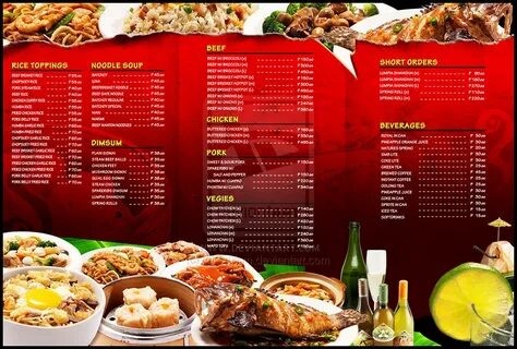 sample restaurant menu - Besko