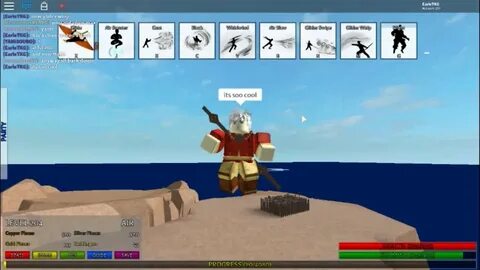 Air Bender Moves including FLIGHT!! ROBLOX AVATAR THE LAST A