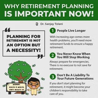 Why retirement planning is important now! Retirement planning, Happy retirement,