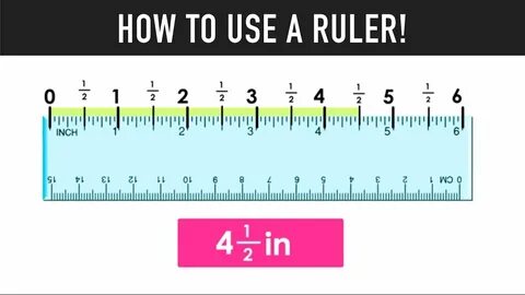 HOW TO USE A RULER TO MEASURE INCHES! - YouTube