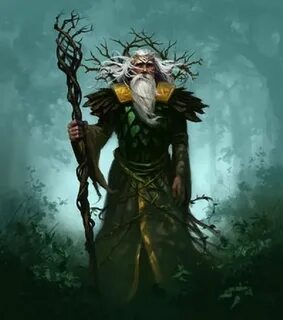 Arch-Druid Character art, Fantasy rpg, Dungeons and dragons