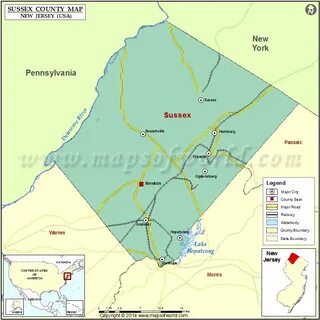 27 Map Of Sussex County Nj - Maps Database Source