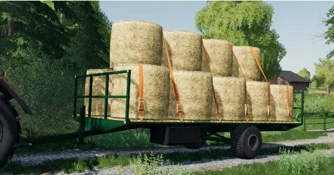 FS19 Bale LOADING TRAILER v1.0 - Farming Simulator 17 mod / 