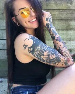 Tattooed model Octavia May iNKPPL