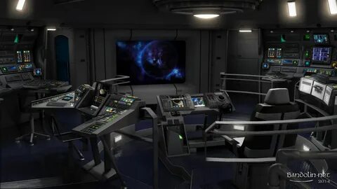 NX-01 Bridge-02 by bandolin 3D Studio Max Science Fiction
