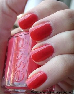 Essie Coral Reef- much more pink than orange or red coral. L