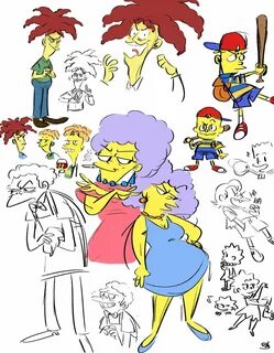 waylon smithers Tumblr Simpsons art, Character design, Disne