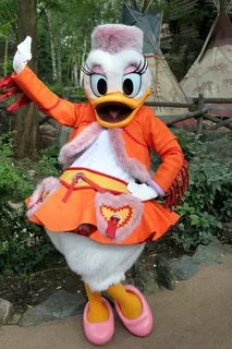 Meeting Frontierland Donald and Daisy Duck At a very speci. 