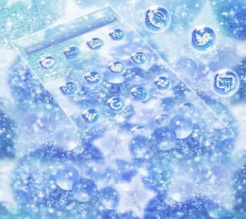 Crystal Blue Diamond Theme - Приложения в Google Play