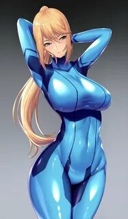 Azura Senpai Twitterissä: "Metroid - Zero Suit Samus by Taka