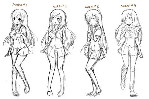 Anime Poses Female Standing - AIA