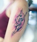 Adrian Bascur Ballerina tattoo, Ballet tattoos, Watercolor a