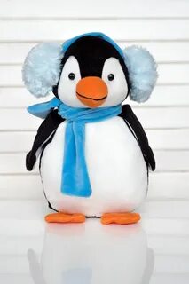 Купить плюш Ленд Мягкая игрушка Пингвин в синем шарфике и на
