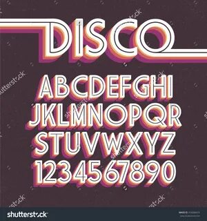 Image result for 80's disco font Typography alphabet, Aesthe