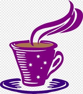 Кофе Чай Горячий шоколад Кафе, Чайная чашка, фиолетовый, чай