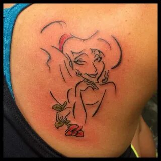 Branden's Meg Tattoo #Disney #Meg #Hercules #Queencity #tatt