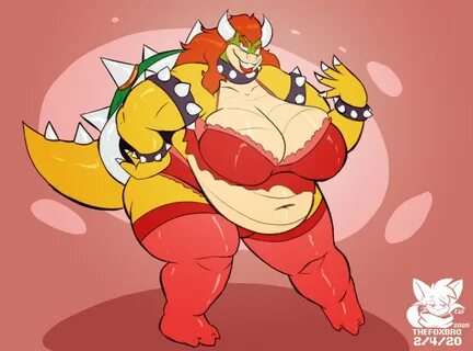 $20 COM Queen Koopa trying out new lingerie by TheFoxBro -- 