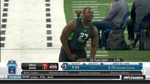 The NFL Combine got NSFW when a player's penis came out duri