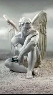 Mangel. Male angel, Angel statues sculpture, Angel sculpture