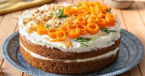 Морковный торт классический (71 фото)
