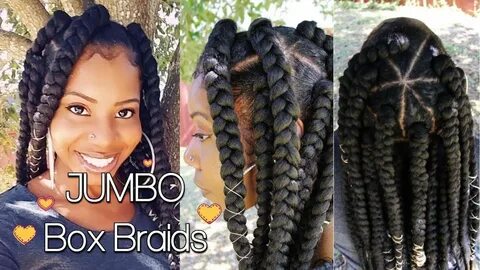 Jumbo Box Braids in 2 HOURS! TEEDAY6 - YouTube