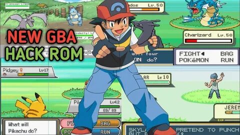 New Pokemon GBA ROM HACK with New REGION GEN7 MEGA EVOLUTION