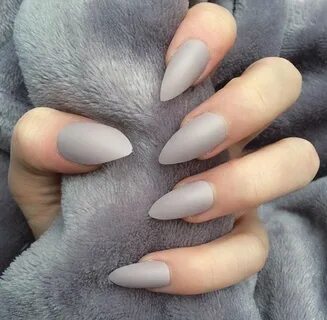 expensivetastexox Light gray nails, Gray nails, Fake nails