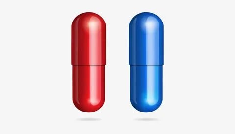 Pills Png Image Background - Red And Blue Pill Png Transpare