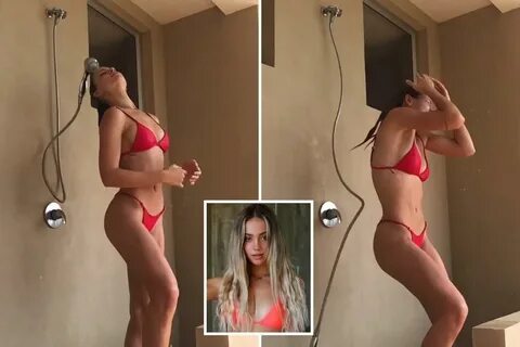 Instagram model’s sexy bikini video fails when shower head f