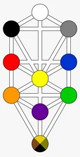 Kabbalah Tree Of Life Transparent, HD Png Download - kindpng