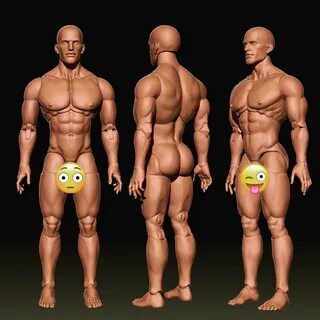 Thomas Pease - Nude male action figure