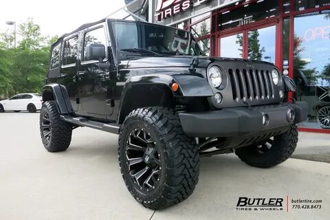 Jeep Wrangler with 20in Fuel Assault Wheels exclusively from
