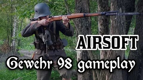 Airsoft HPA Gewehr 98 gameplay - YouTube