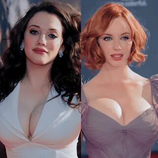 Kat Dennings & Christina Hendricks : Celebswithbigtits