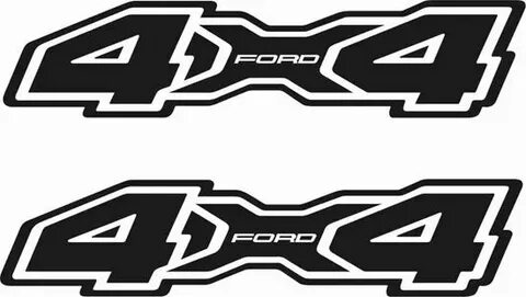 Zen Graphics - Ford Custom Design 4x4 Decals / Stickers