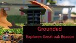 Grounded. tips.. complete marker at: Great oak Beacon (dansk