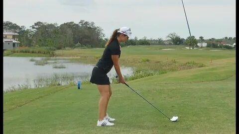 GOLF SWING 2012 - BEATRIZ RECARI DRIVER - DTL & SLOW MOTION 