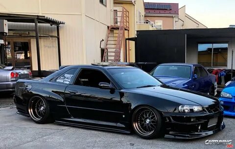 Nissan Skyline GT-R R34 Wide body, front