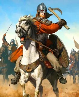 Viking mounted raiders Fantasy illustration, Fantasy warrior