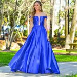 Sale royal blue formal dresses is stock