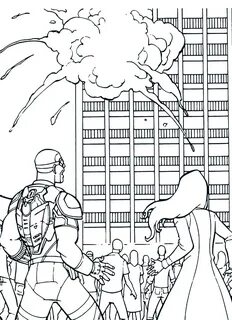 Captain America - Wanda detonated by mistake a building