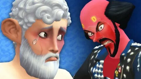 i forced god to live with satan in the sims 4