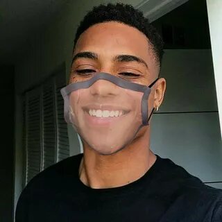 Взрослая маска для рта с прозрачным окном Видимый прозрачный рот защита 